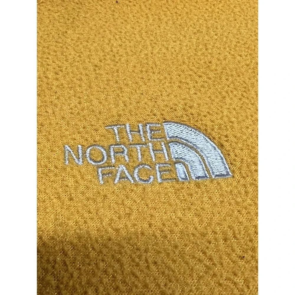 Vintage The North Face Fleece Sweatshirt Crewneck‎ Golden Rod Yellow XL USA Made